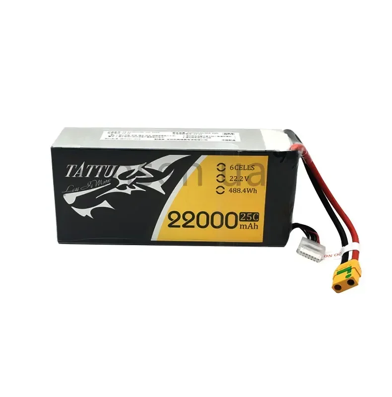 TATTU 22000mAh 22.2V 6S 488wh  - đánh giá và giá Tattu 6S 22000Mah Lipo Battery