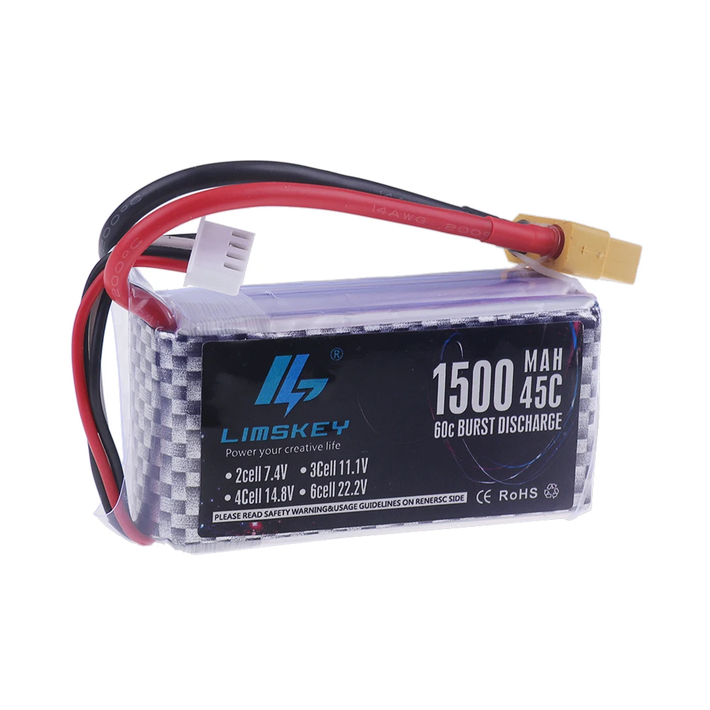 2S 3S 4S 6S Lipo Battery 7.4V  - đánh giá và giá 4S Lipo Battery 14.8V 6000Mah