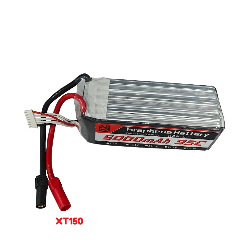 95C High-Capacity 6S 5000mAh L - đánh giá và giá 6S Lipo Battery 22.2V 5000Mah