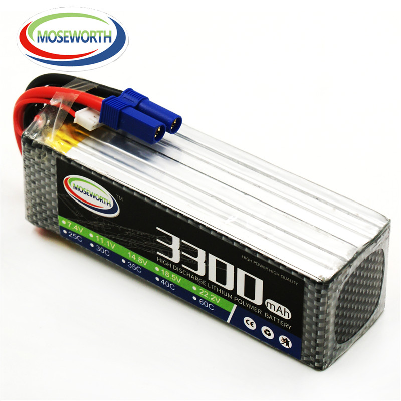 6S Lipo 22.2V 3300mah 4000mah  - đánh giá và giá 6S Lipo Battery 22.2V 5000Mah
