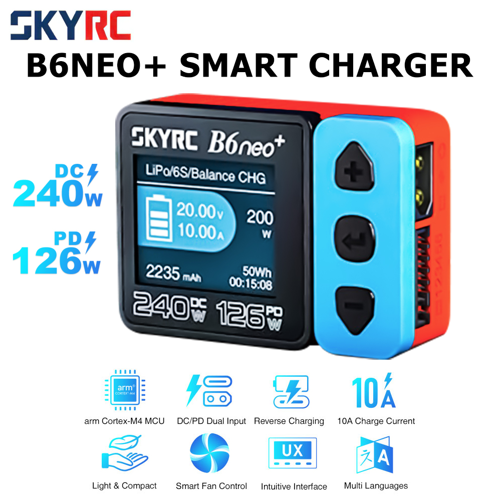 SkyRC B6 neo Smart Charger DC  - đánh giá và giá Skyrc B6 Neo Smart Charger