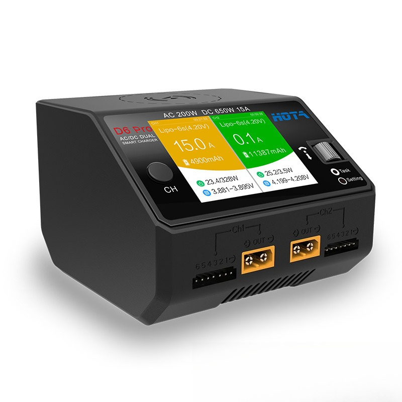 HOTA D6 Pro 650W 200W Dual Pow - đánh giá và giá Hota D6 Pro Dual Lipo Charger