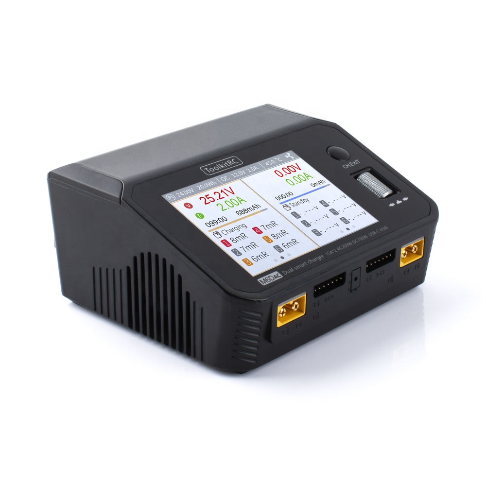 Toolkitrc M6DAC 350W X 2 USB-C - đánh giá và giá Toolkitrc M6Dac Smart Charger