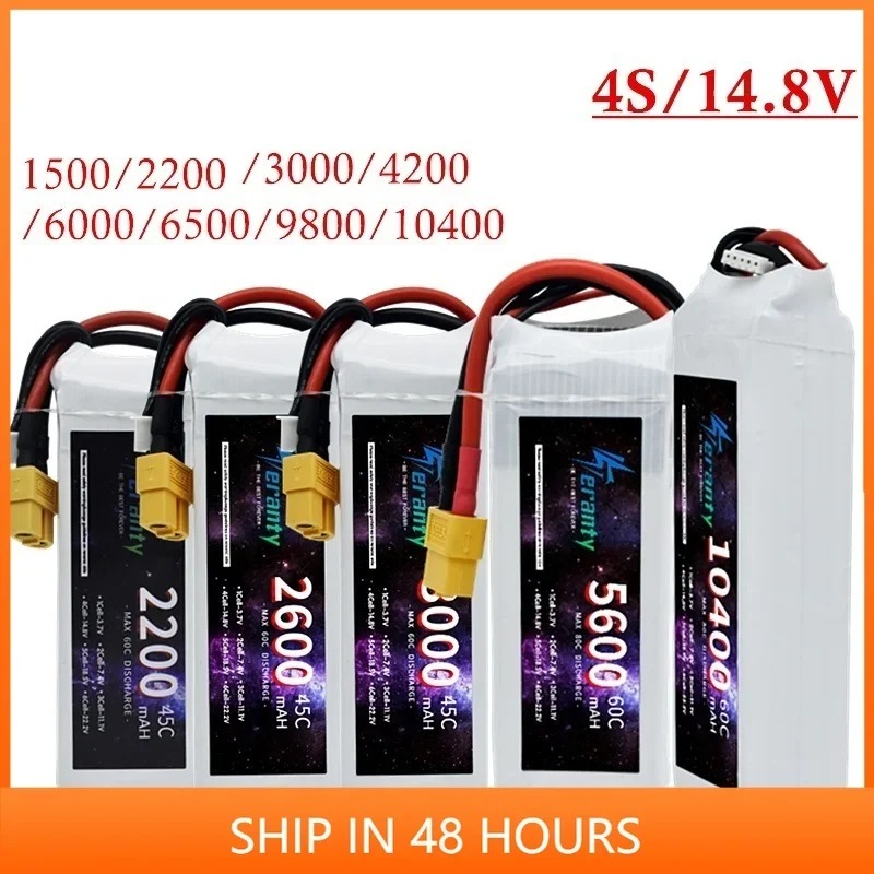14.8V RC LiPo Battery 4S 1500m - đánh giá và giá 4S Lipo Battery 14.8V 6000Mah