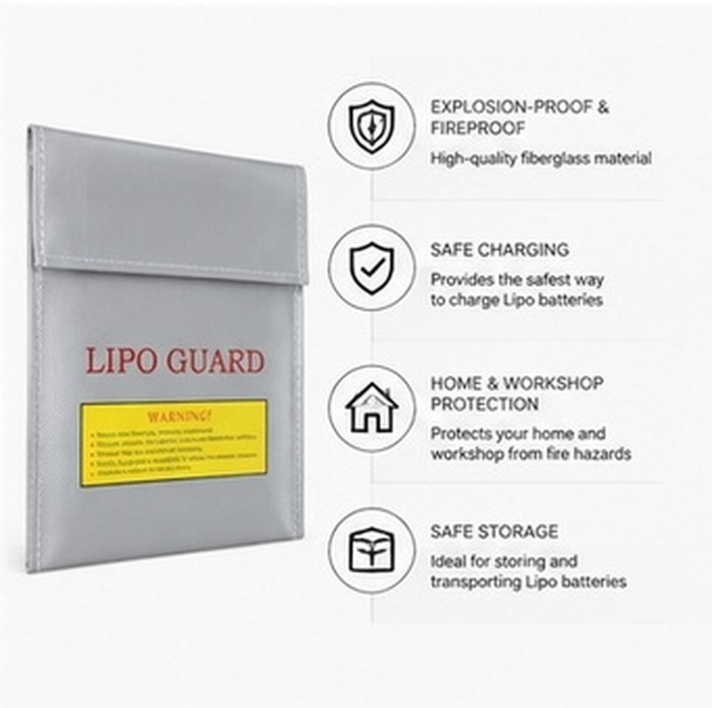18x23cm Professional Rc Lipo B - đánh giá và giá Lipo Battery Fireproof Safety Charge Box