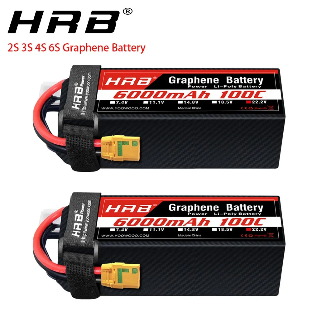 2PC  Graphene Battery 2S 3S 4S - đánh giá và giá 6S Lipo Battery 22.2V 5000Mah
