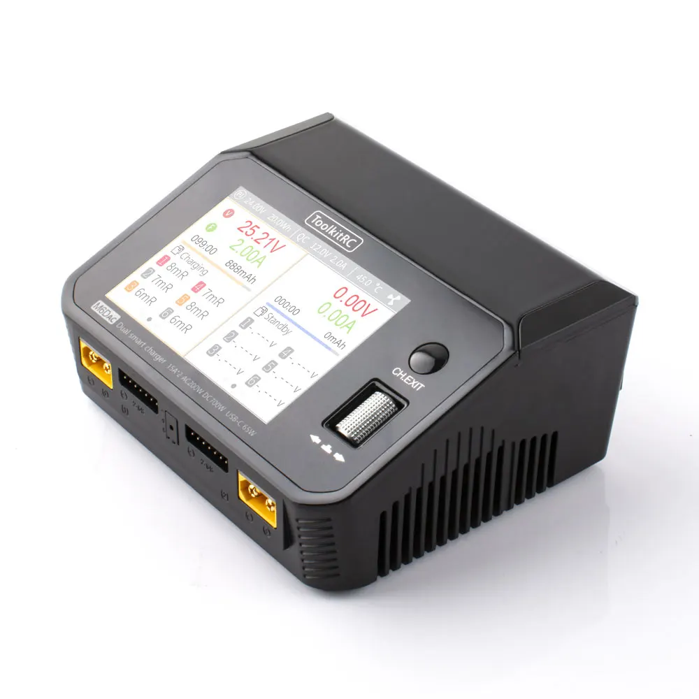 ToolkitRC M6DAC AC 200W DC 700 - đánh giá và giá Toolkitrc M6Dac Smart Charger
