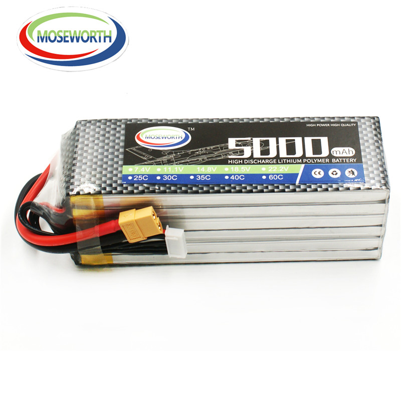6S 22.2V 5000MAh 60C RC Đồ Chơ - đánh giá và giá 6S Lipo Battery 22.2V 5000Mah