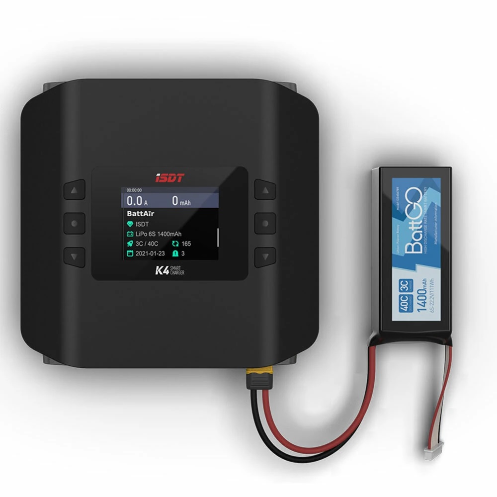 Original ISDT K4 Dual Channel  - đánh giá và giá Isdt K4 Dual Lipo Charger
