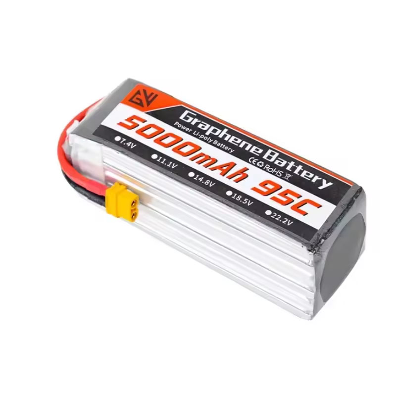 Lipo Battery 6S 5000mAh XT60 X - đánh giá và giá 6S Lipo Battery 22.2V 5000Mah
