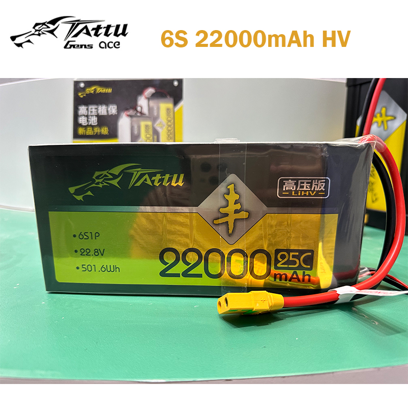 Tattu UAV HV Lipo Battery 6S 2 - đánh giá và giá Tattu 6S 22000Mah Lipo Battery