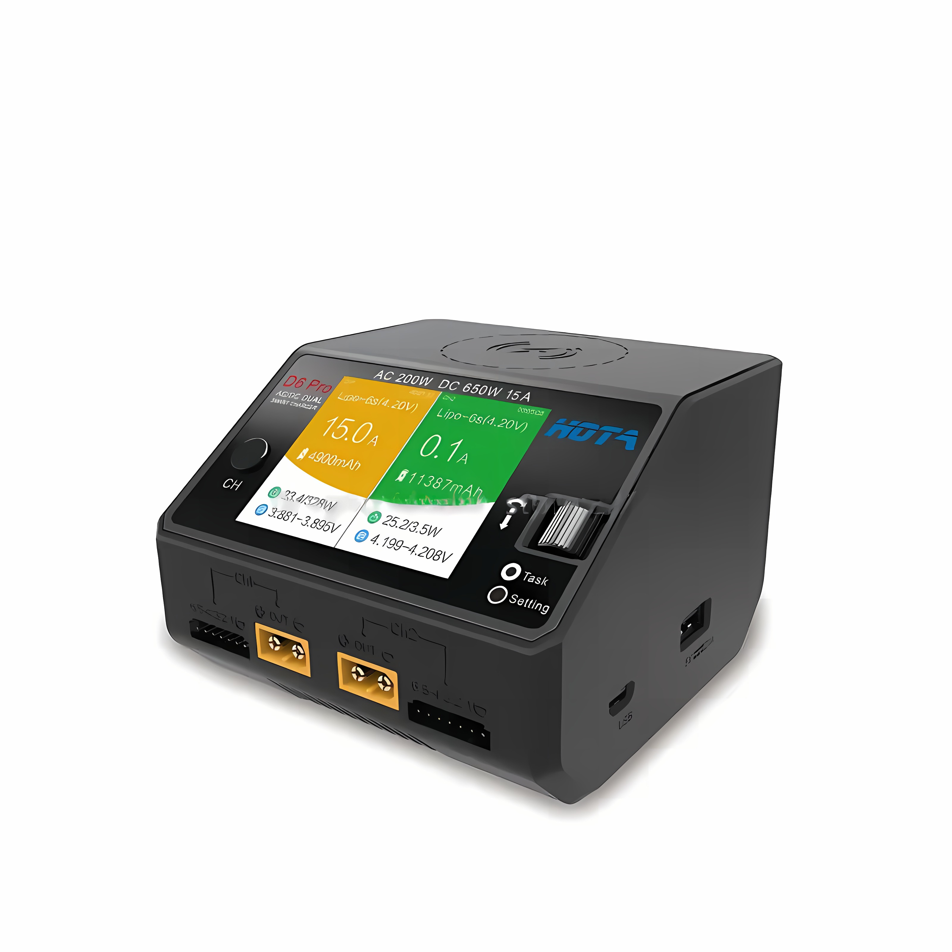 HOTA D6 Pro Smart Charger AC20 - đánh giá và giá Hota D6 Pro Dual Lipo Charger