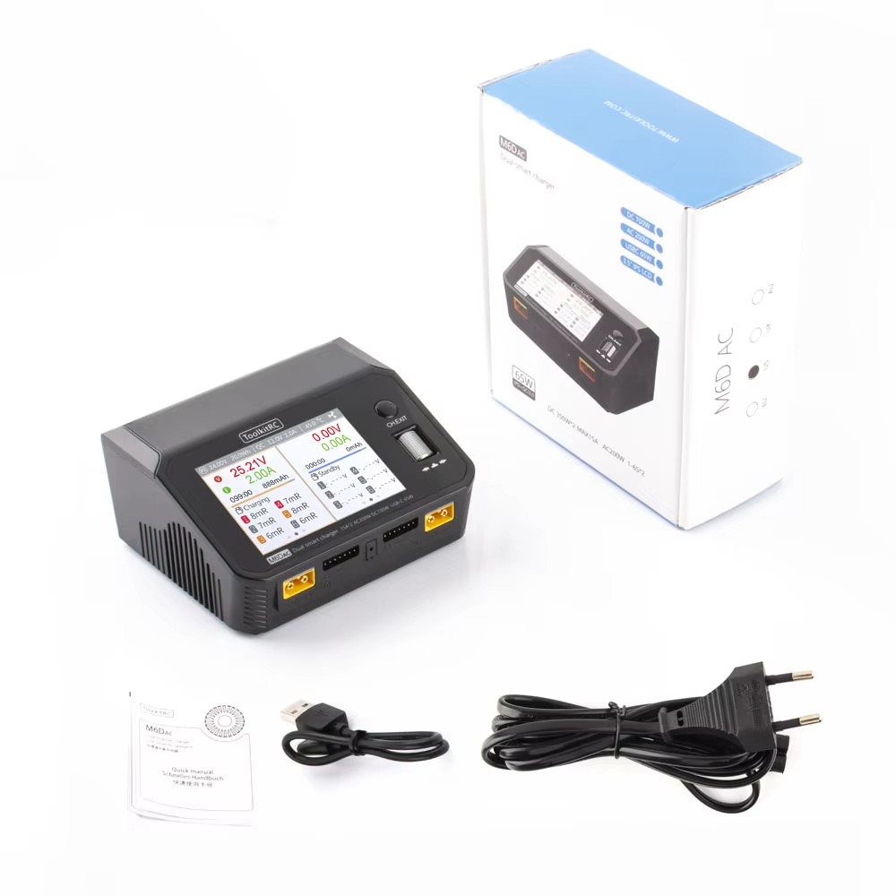 SmCpToolkitRC M6DAC Dual Chann - đánh giá và giá Toolkitrc M6Dac Smart Charger
