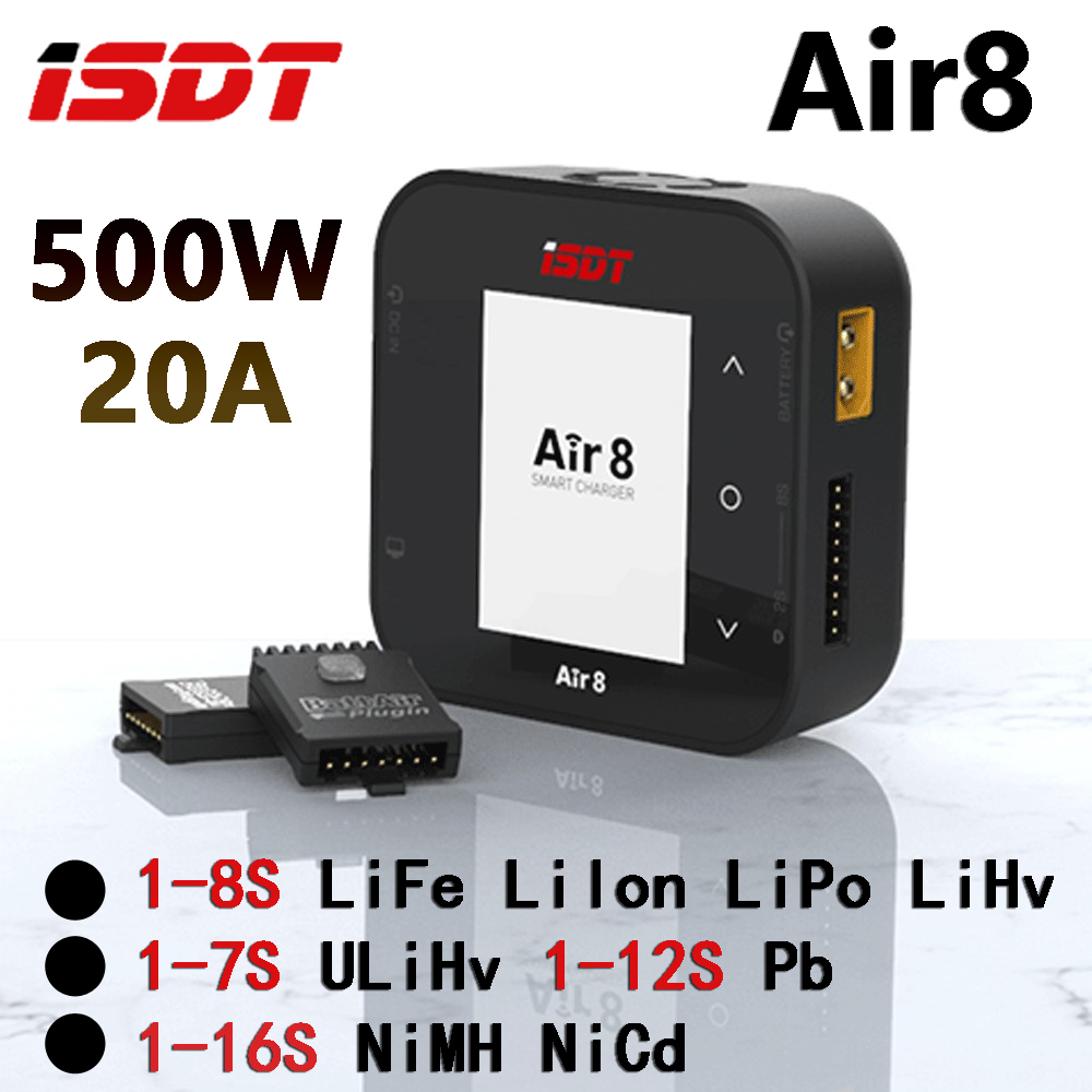 ISDT Air8 DC 500W Smart Balanc - đánh giá và giá Isdt Air8 8S Lipo Charger