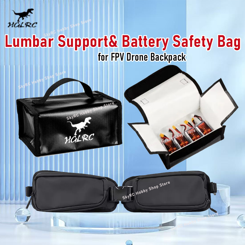 HGLRC Lumbar Support & LiPo Ba - đánh giá và giá Lipo Battery Fireproof Safety Charge Box