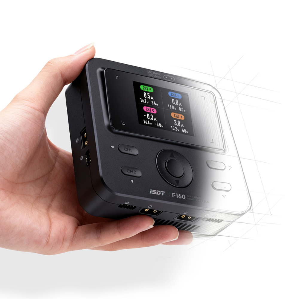 ISDT F160 4CH AC Quad Channel  - đánh giá và giá Toolkitrc M6Dac Smart Charger