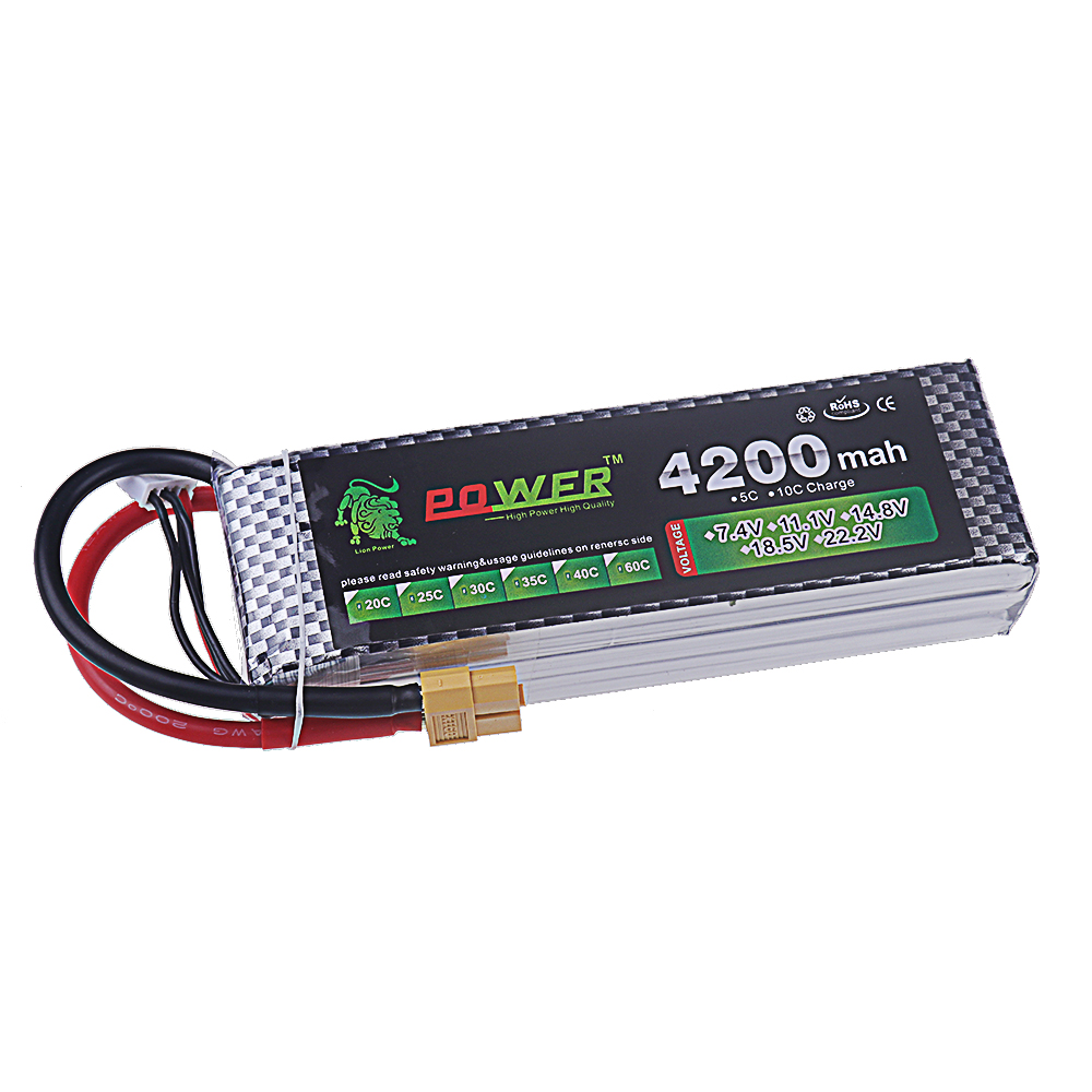 4200MAH 5200mAh 6000mAh 7200mA - đánh giá và giá 4S Lipo Battery 14.8V 6000Mah